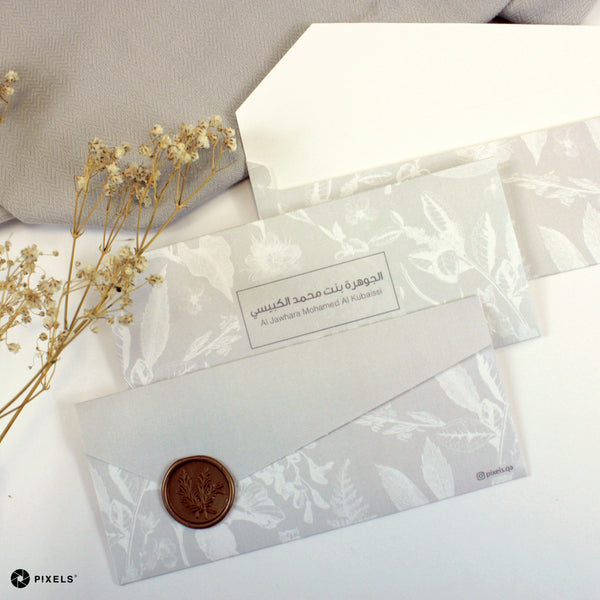 Wax Sealing Envelopes (Grayscale)